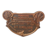 Plaque Saint Émilion concours ministère de l'agriculture 1913