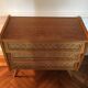 Commode en rotin vintage