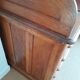 American solid oak desk with antique patina