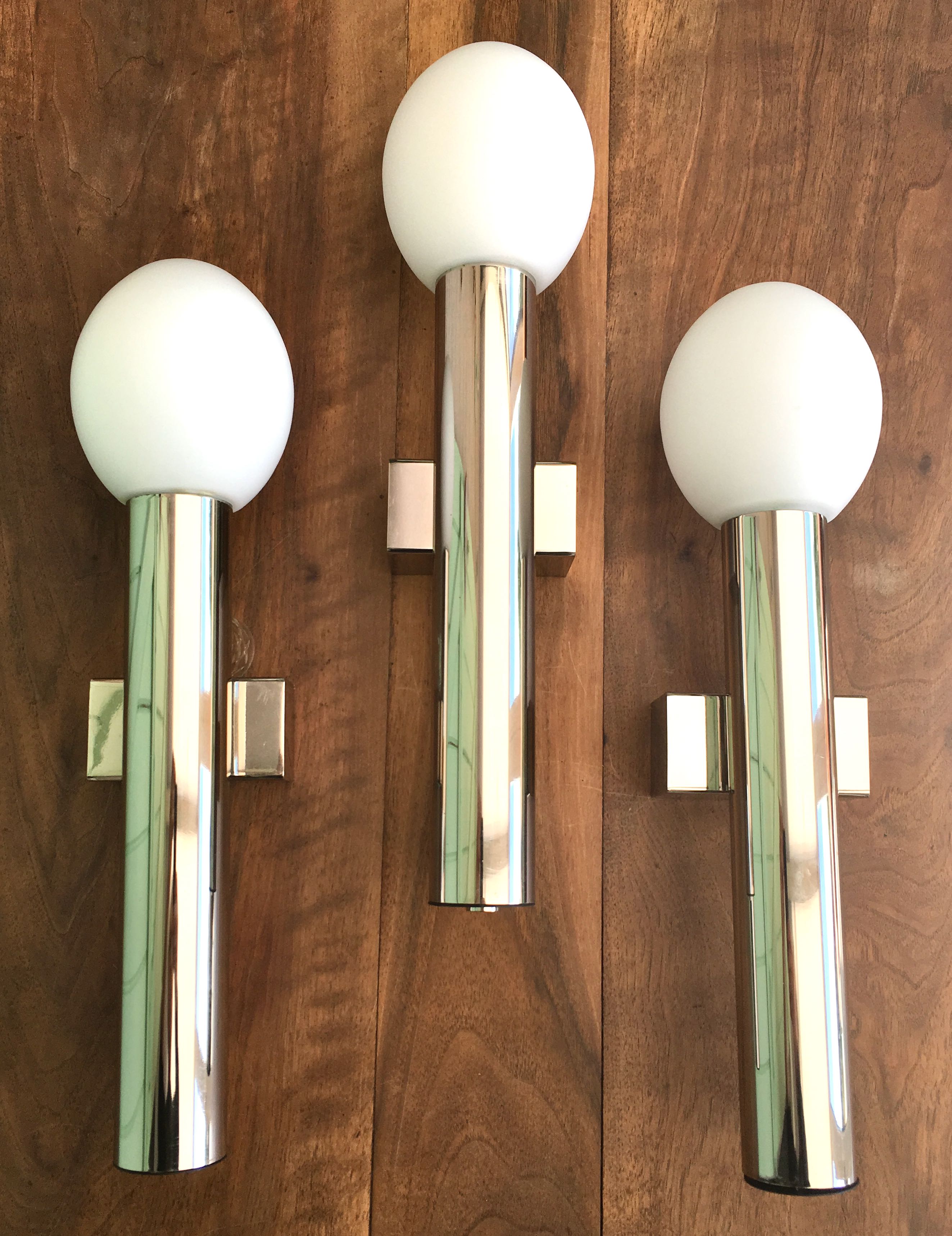Trio of sconces Sciolari 1970