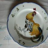 Assiette Coq de Luneville