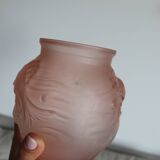 Art Deco vase by Souchon Neuvesel with a fish design.