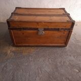 Malle de rangement en bois