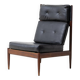 Slender lounge chair in teak, Belgium 1960s