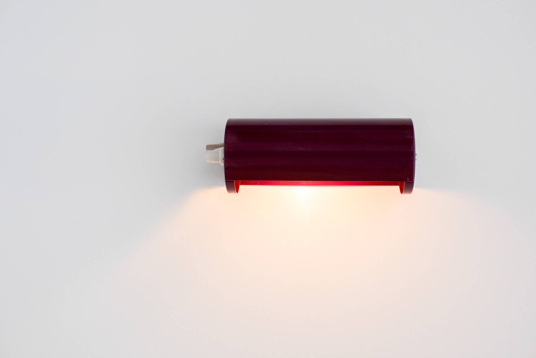 Vintage Burgundy Lod Wall Sconce from Ikea