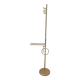 Italian towel rack in gilded metal from the 70s