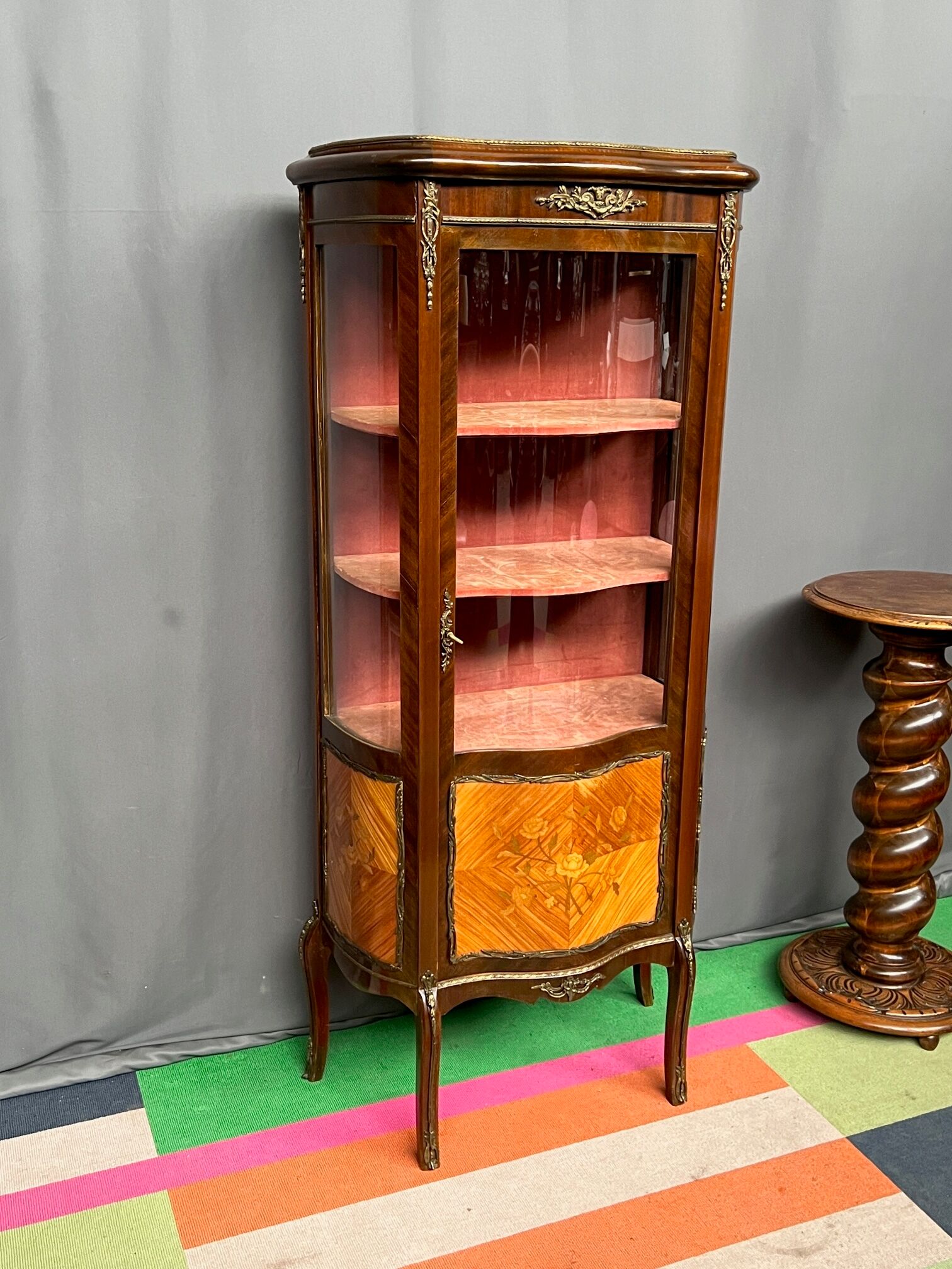 Louis XV style showcase.
