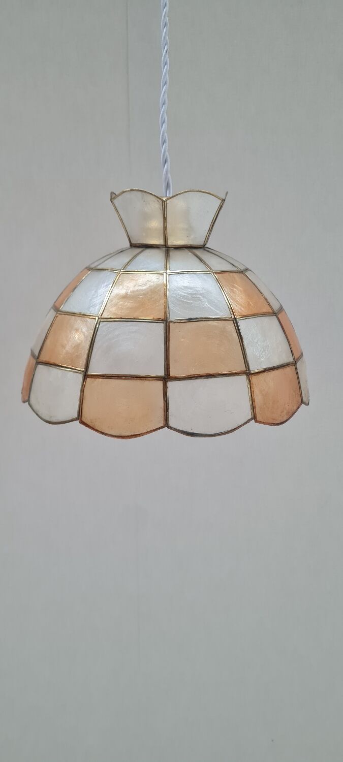 Suspension in brass and mother-of-pearl 1940