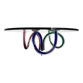 Murano glass coffee table by Maurice Barilone, 1980s
