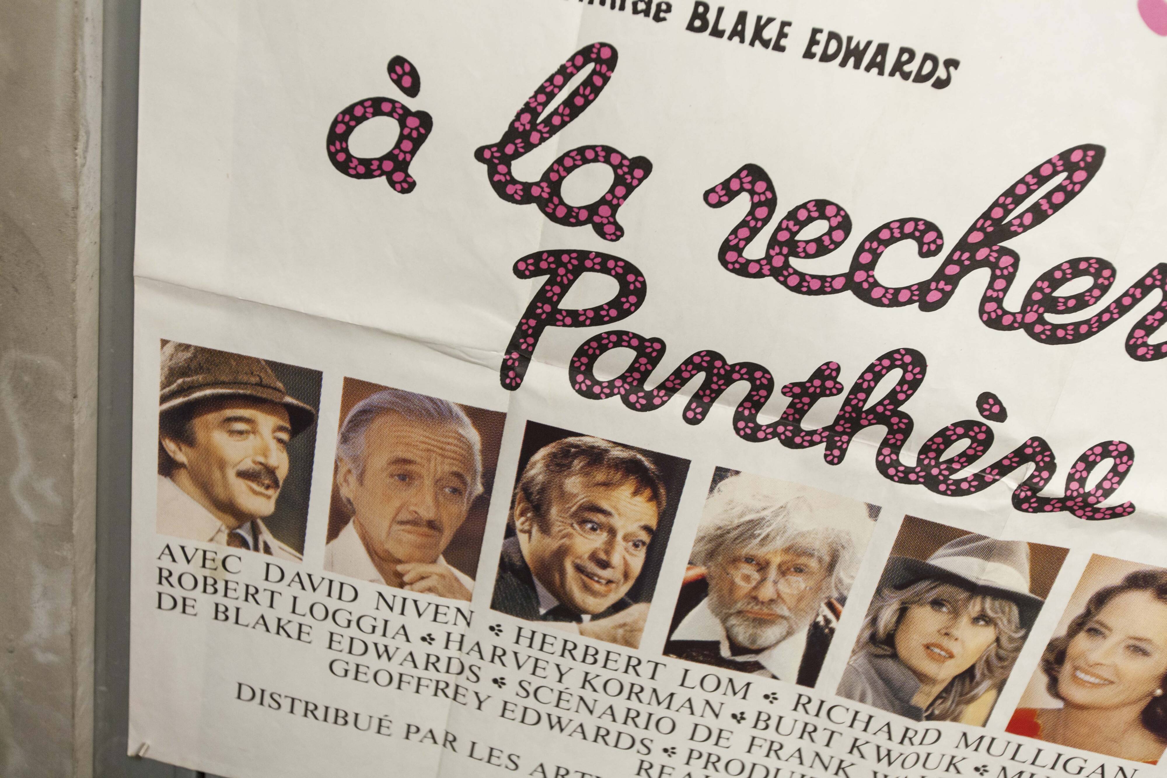 Poster 120x160 "In search of the pink panther" 1982