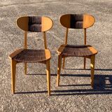 Pair of Roger Landault chairs for Sentou