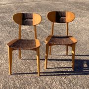 Paire de chaises Roger Landault pour Sentou