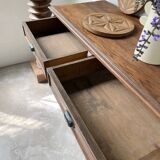 Oak console drapery 1950