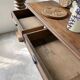 Oak console drapery 1950