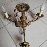 Bronze chandelier with 3 branches