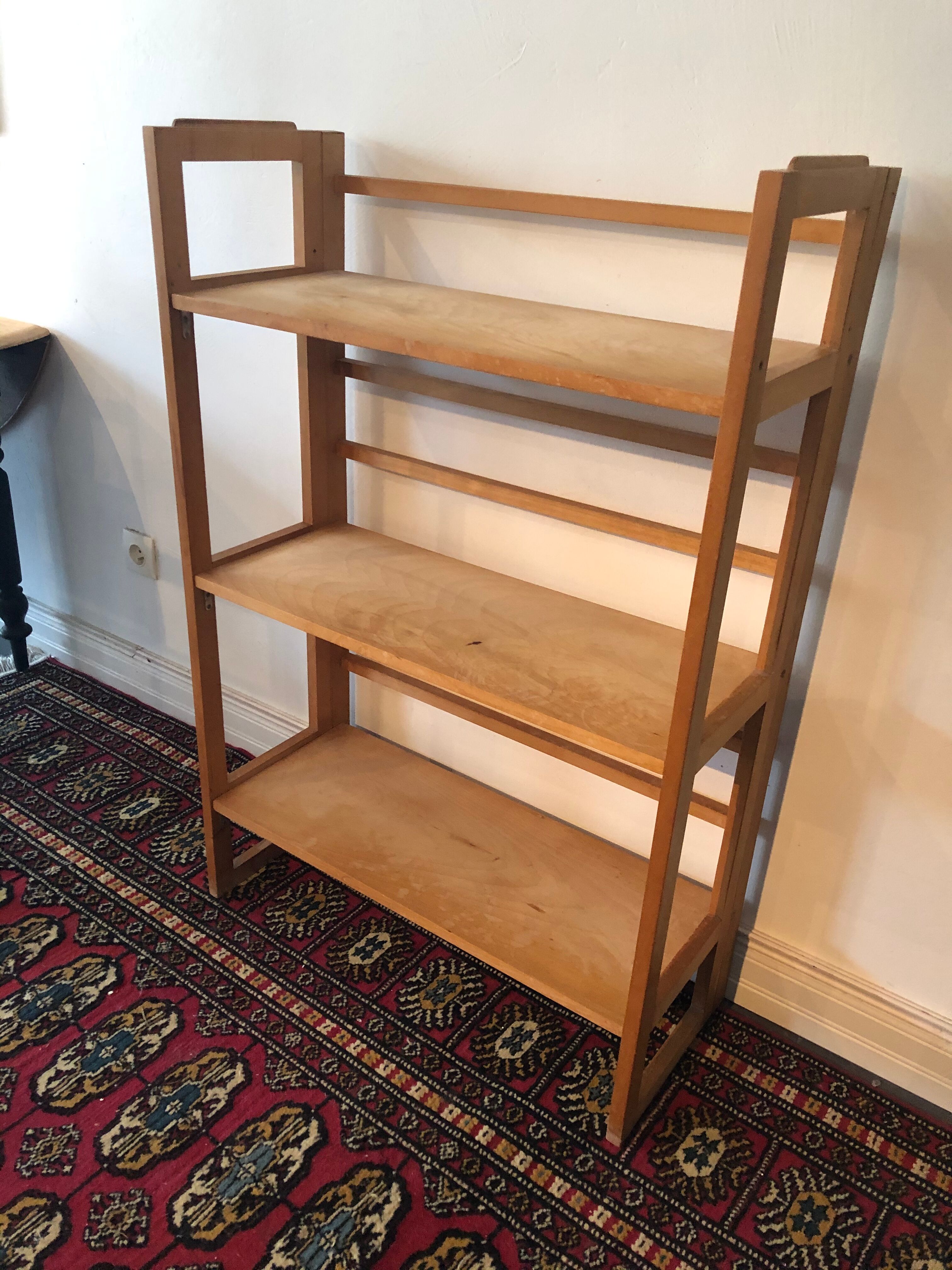 Vintage bookseller's shelf