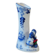 Vintage Small Porcelain Vase Delf Blue and White Heart Shape
