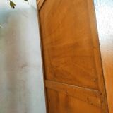 Rattan and wood rag cabinet