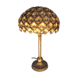 Golden metal lamp, 60s