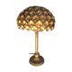 Lampe en métal doré années 60