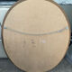Vintage mirror in solid wood with brass and parcloses.