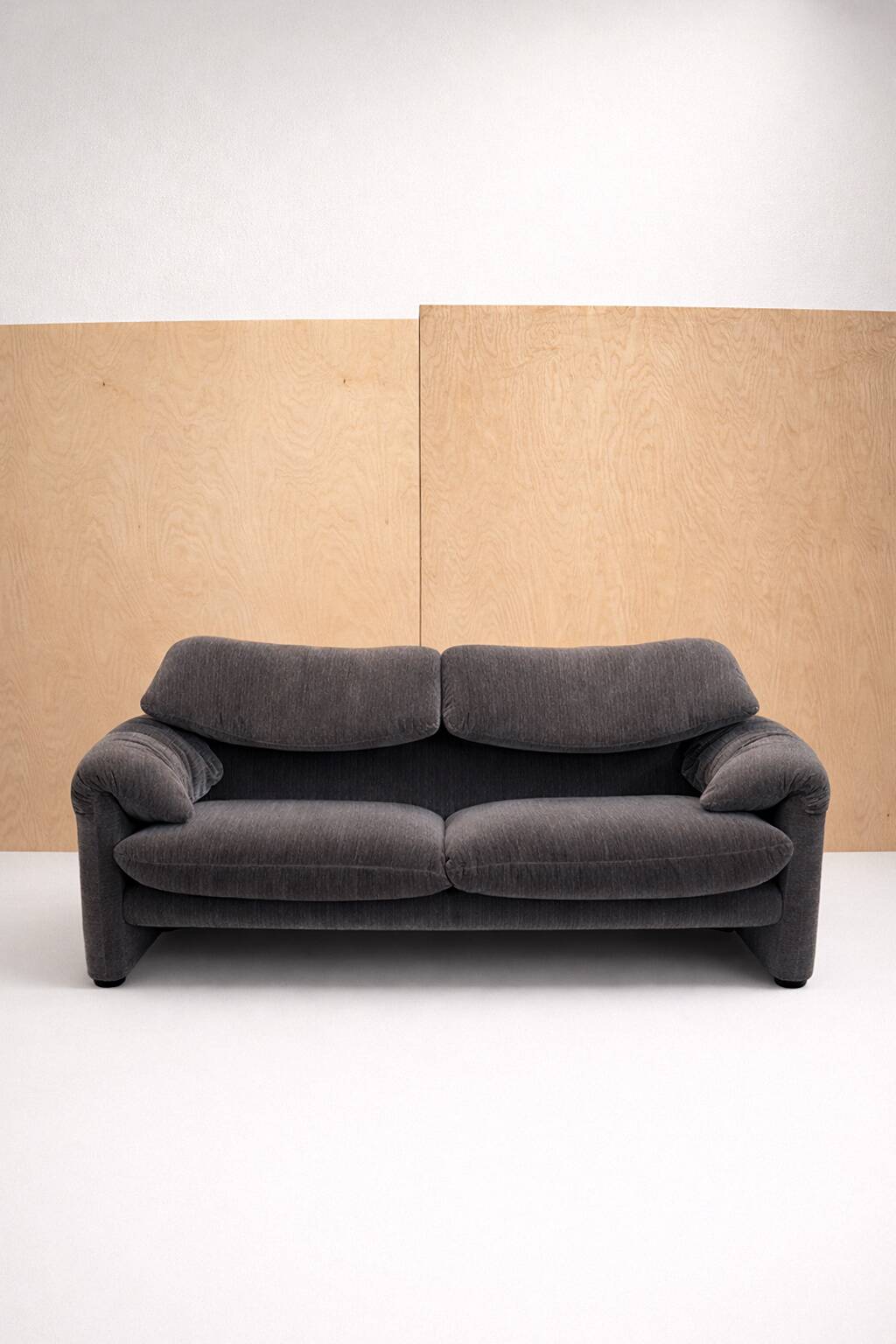 Canapé  maralunga cassina vico magistretti première edition 1973 alpaga