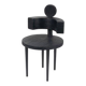 Sculptural chair ii room studio - maniera 29 solid carved and painted oak