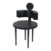 Sculptural chair ii room studio - maniera 29 solid carved and painted oak