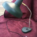 Old articulated table lamp, cast iron base