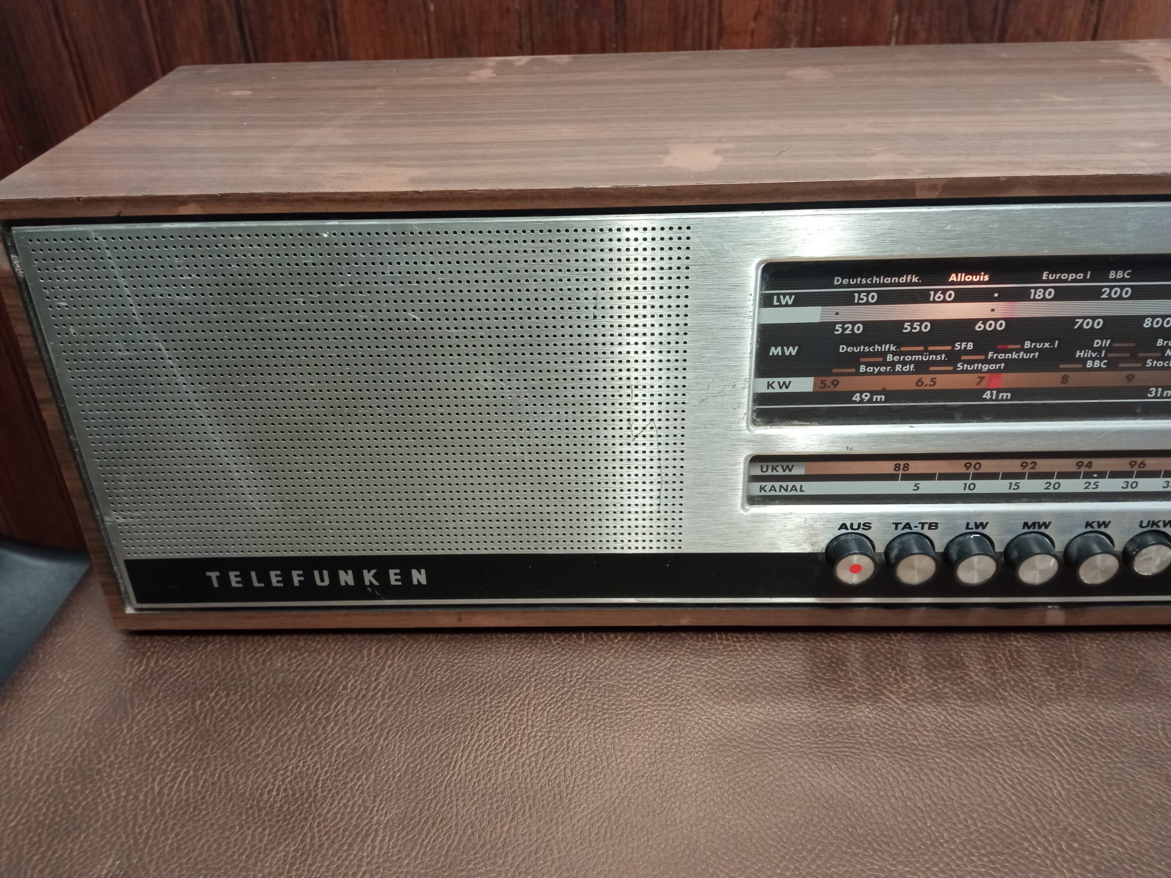 Amp tuner telefunken vintage model gavote 1691