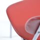 Red leatherette midcentury chair, Kovona, Czechoslovakia 1960s