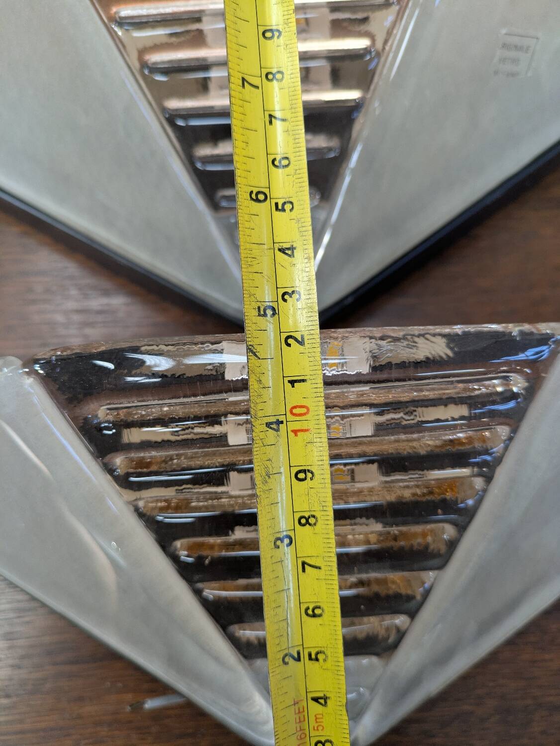 3 Murano wall lights