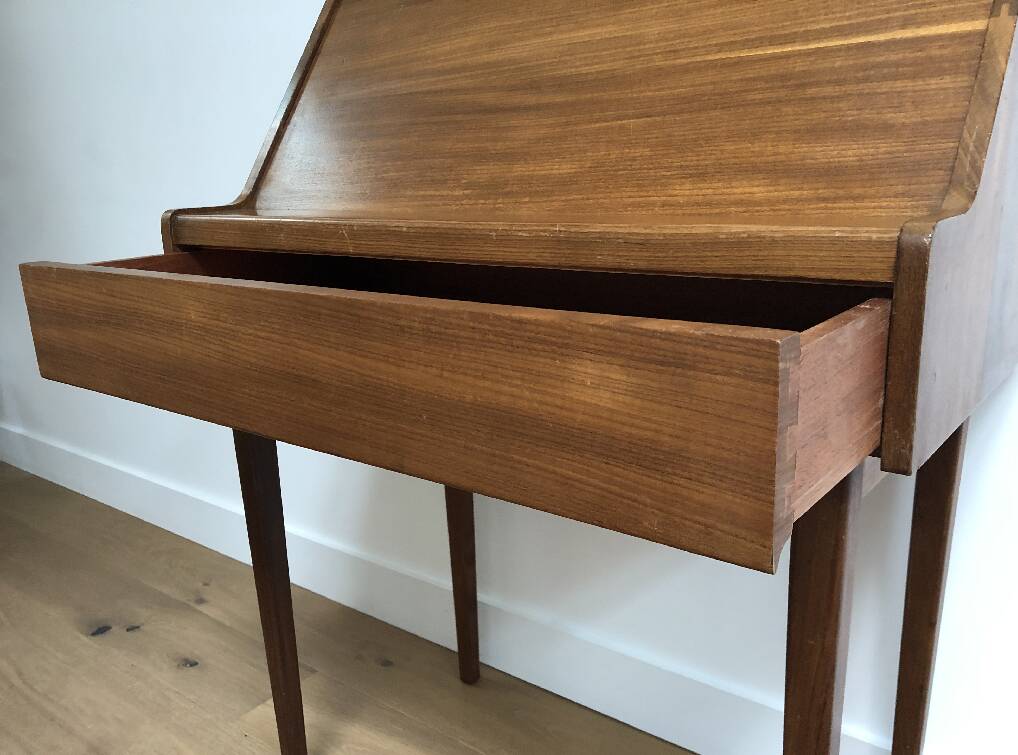 Secrétaire teck vintage 1960