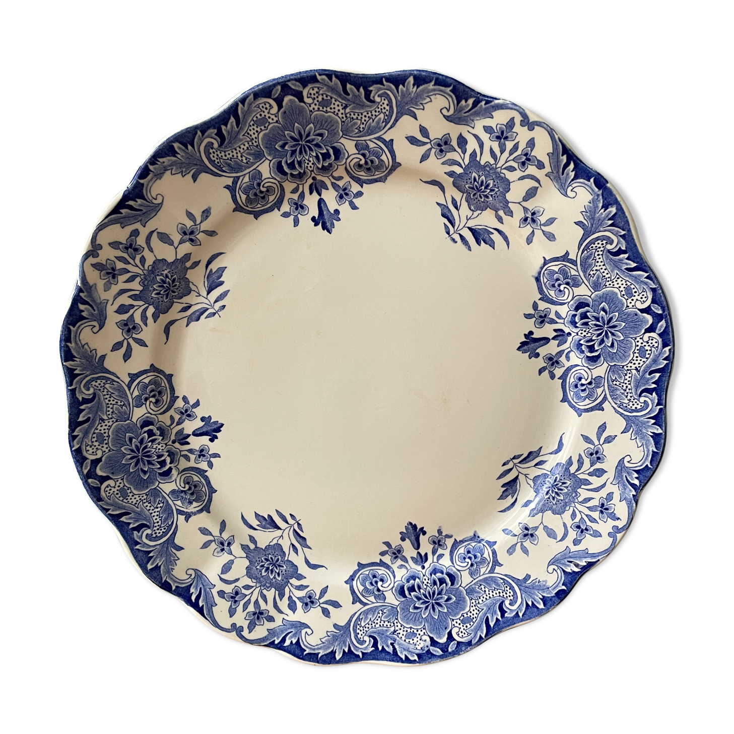 Old round dish Dordrecht BFK