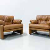 Pair of 'Coronado' armchairs by Afra & Tobia Scarpa for B&B Italia