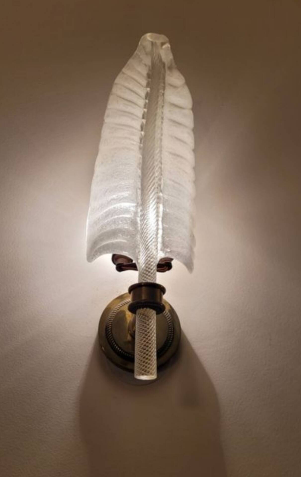 Art Deco wall sconces Murano glass Barovier & Toso