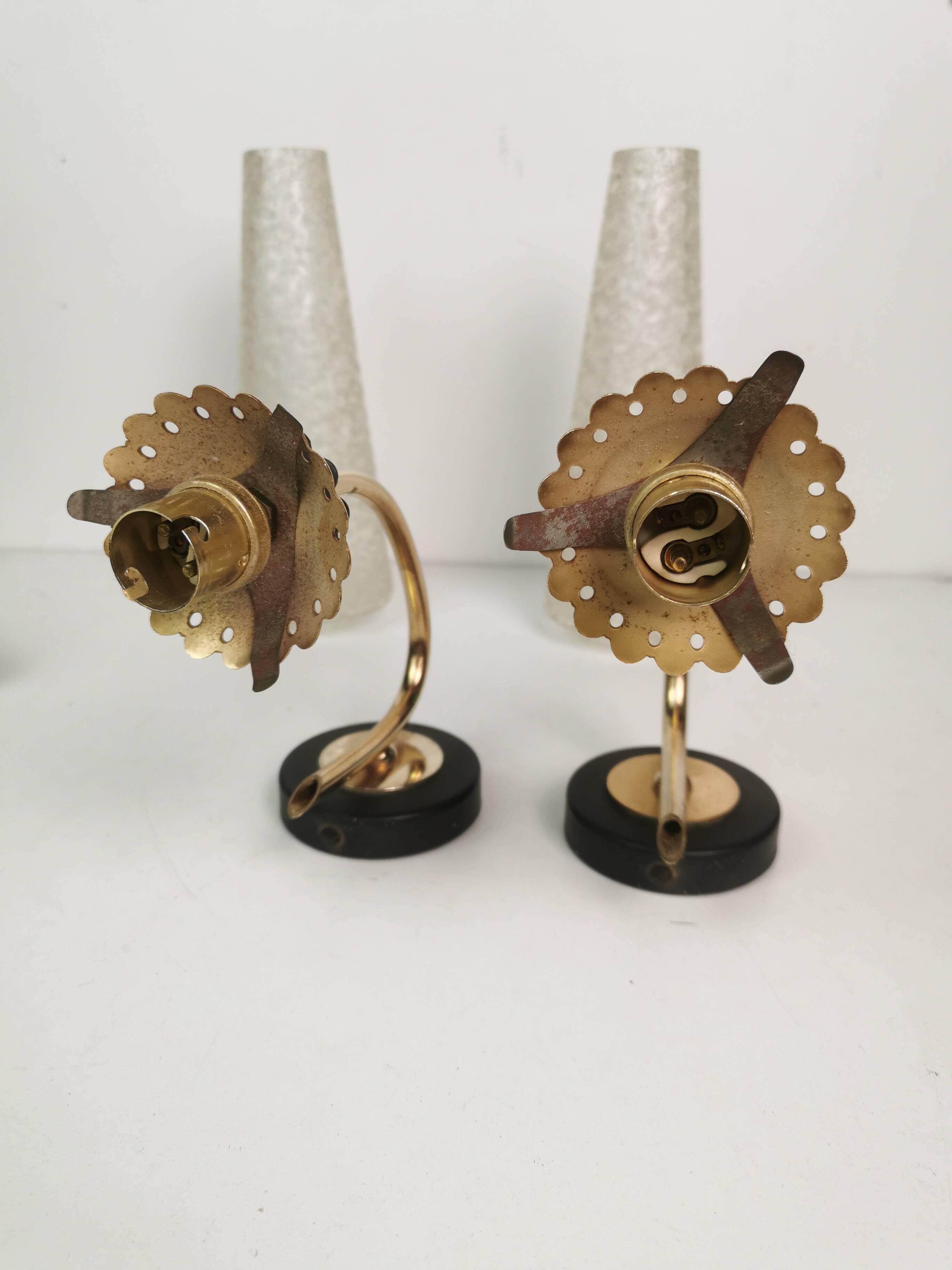 Pair of vintage wall lights
