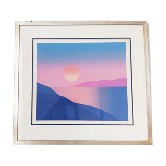 Mitrovic sunrise, lithograph 1978