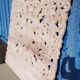 Carved mango headboard
