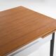 Extended Italian dining table, 1960s