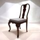 Lot de 5 chaises de salle à manger en acajou de style Reine Anne, 1920