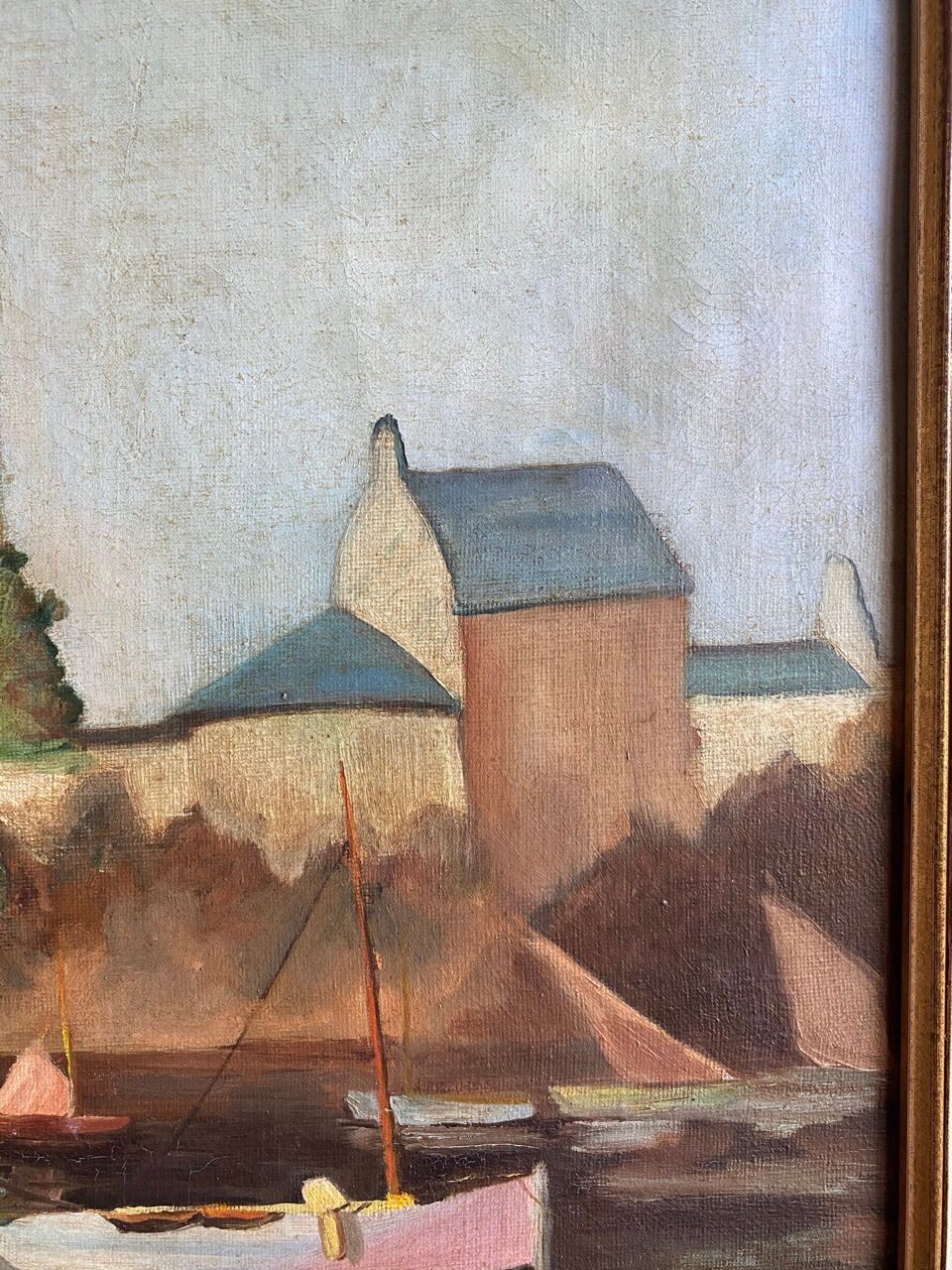 Old painting, Marine , signed 50/60s