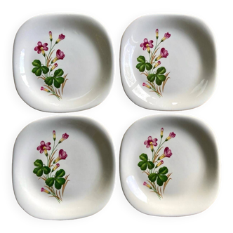 4 assiettes gien