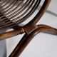 Pair of Sculptural Dutch Rattan Lounge Armchairs, Mid-Century Modern, 1960s