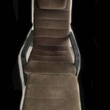 Vintage Ikea Puong armchair and footrest