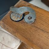 Old wooden croquet game