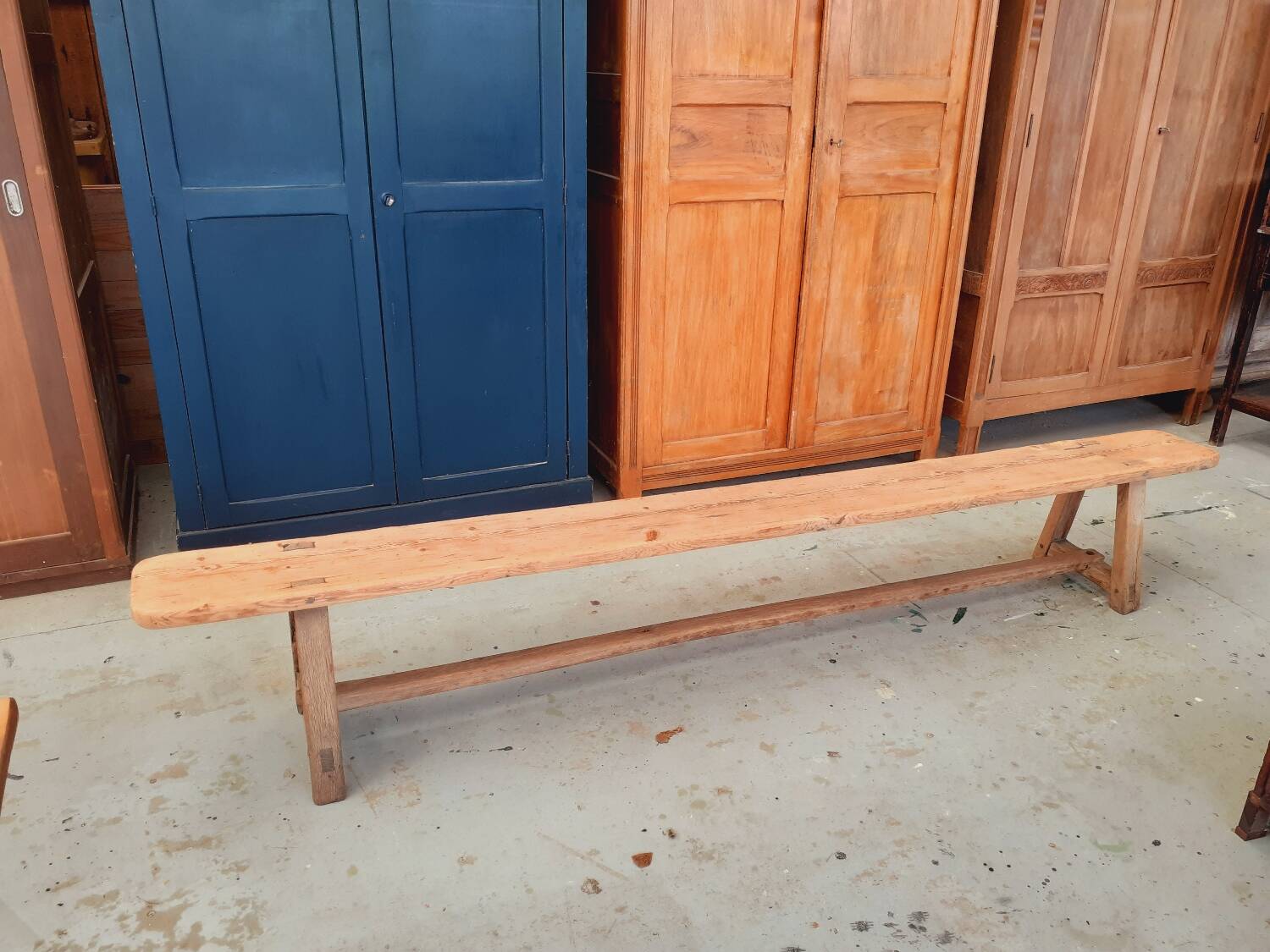 Farm bench.