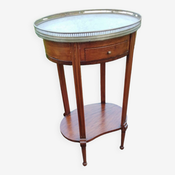 Chevet ancien style louis xvi plateau marbre