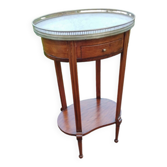 Chevet ancien style louis xvi plateau marbre