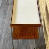 1960s 1970s serving trolley walnut teak Walter Wirz for Wilhelm Renz Design